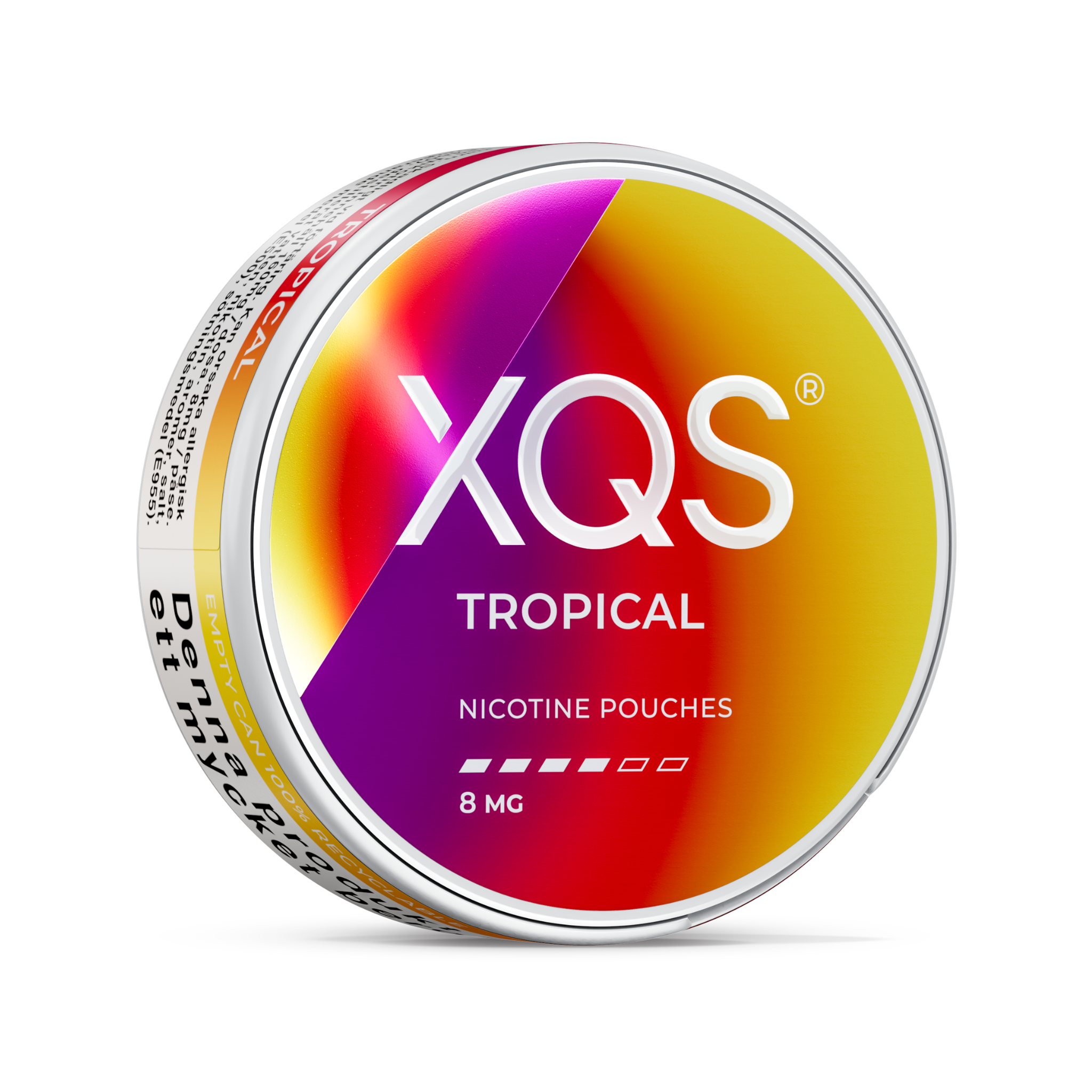 Tropical  英語版 XQS Tropical (8 mg/pouch) – Nordic Fulfillment