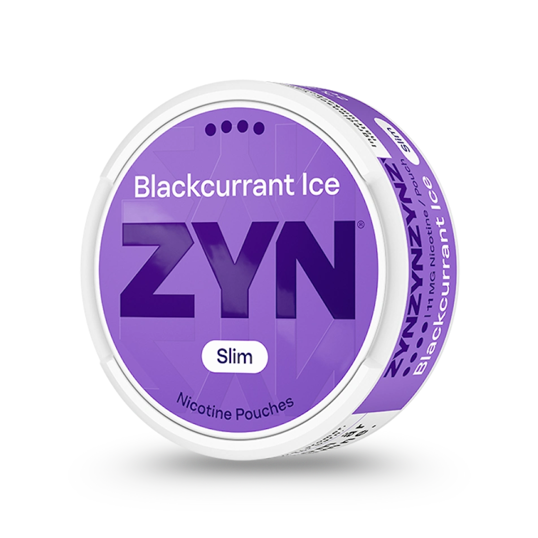ZYN Blackcurrant (11 mg/pouch) Ice Slim Extra Strong