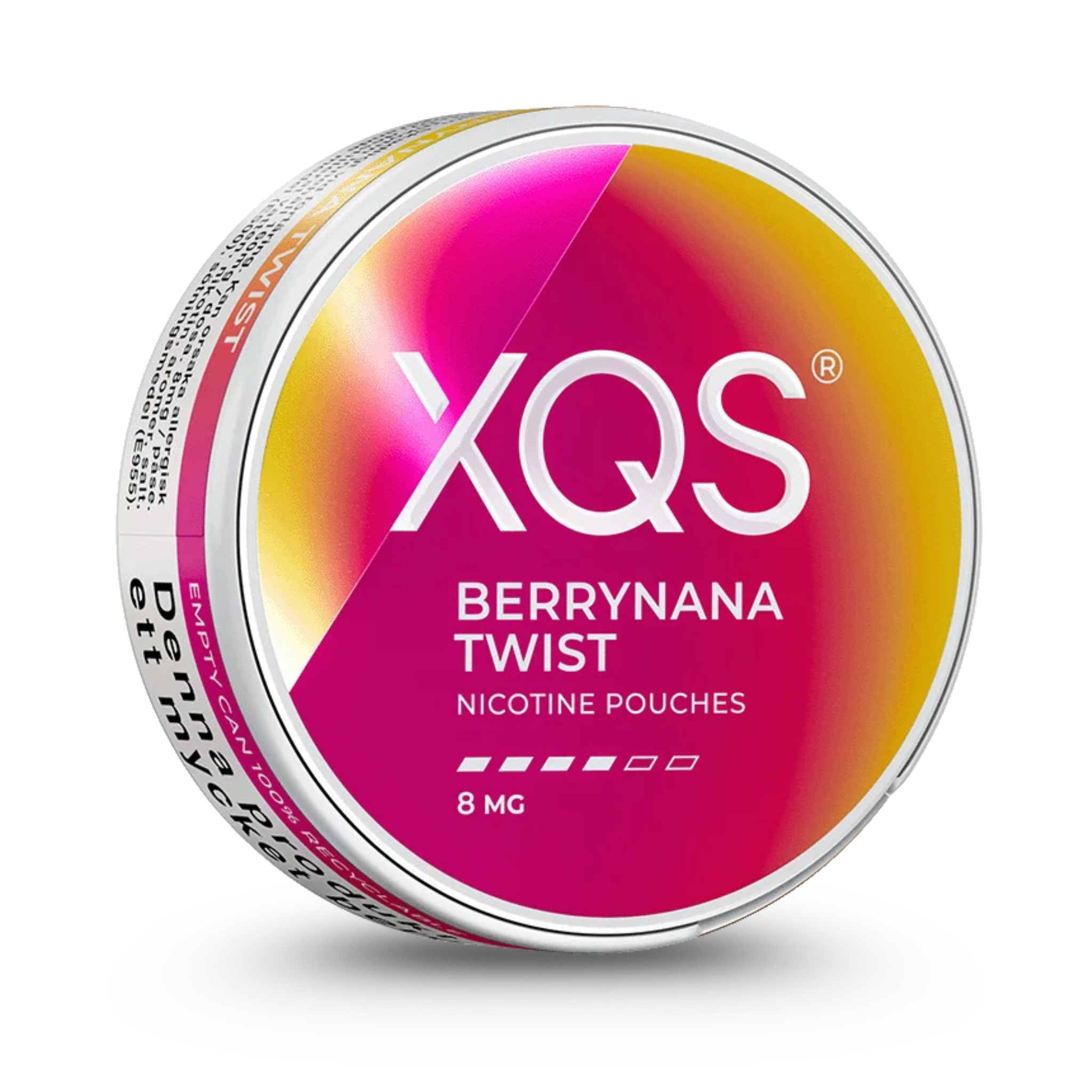 XQS Berrynana Twist (8 mg/pouch) – Nordic Fulfillment