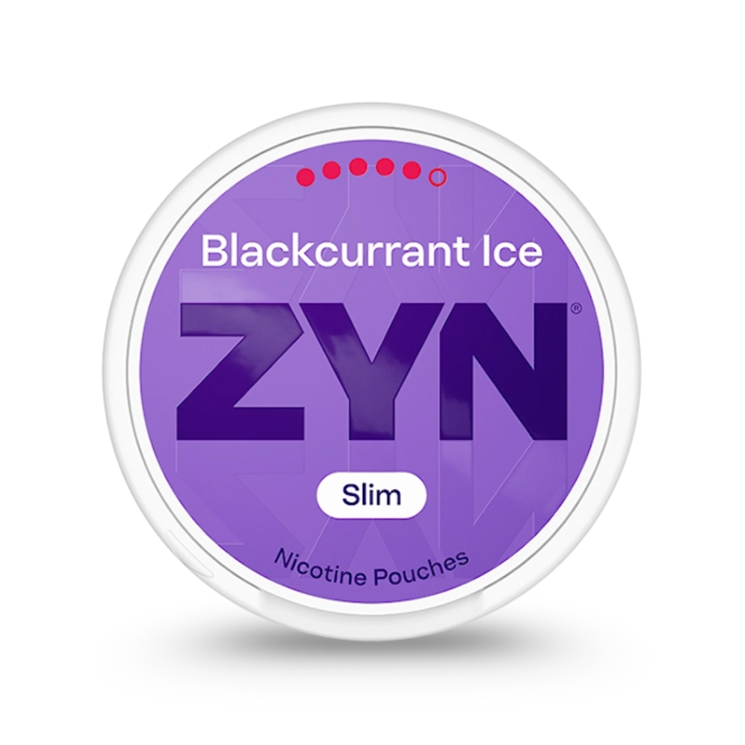 ZYN Blackcurrant Ice Slim Super Strong (13.5 mg/pouch)