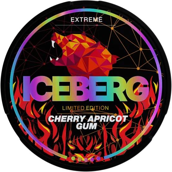 ICEBERG Cherry Apricot Gum (30 mg/pouch)