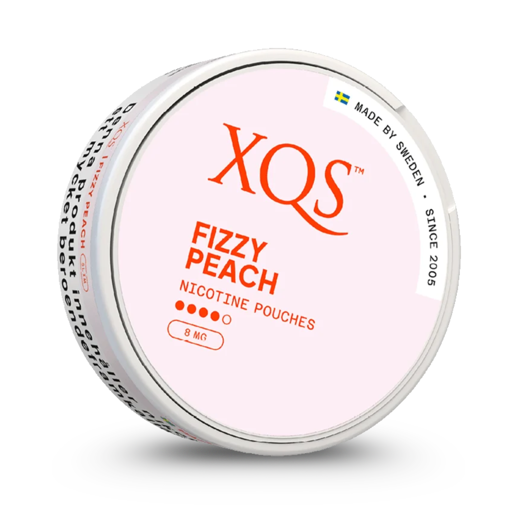 XQS Fizzy Peach Strong (8 mg/pouch)