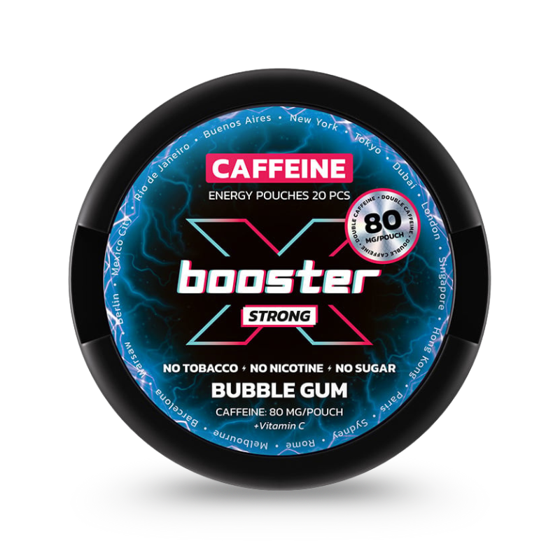 X-Booster Bubblegum Caffeine 80mg