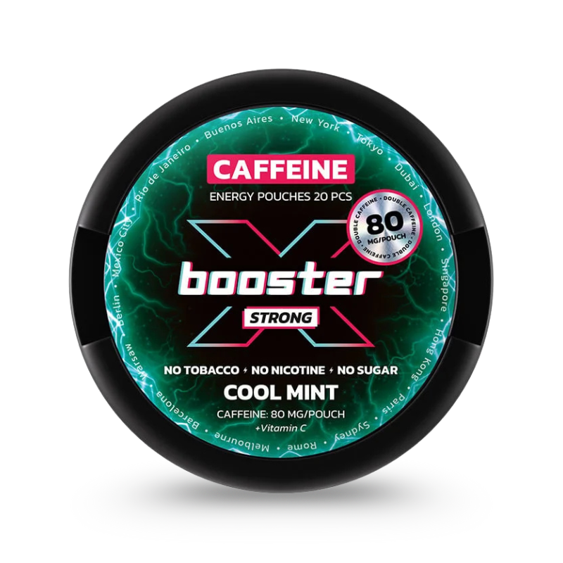 X-Booster Cool Mint Caffeine 80mg