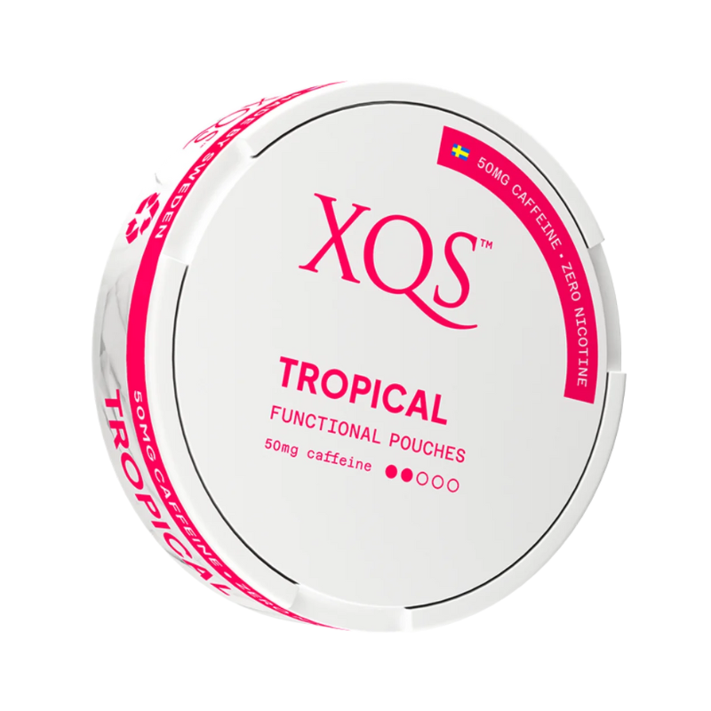 XQS Tropical Functional Pouches 50MG Caffeine - Nicotine and tobacco free