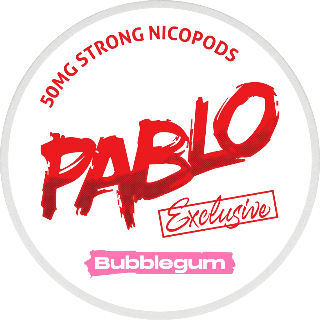 Nordic Fulfillment NordicFulfillment Nicotine Pouches PABLO Exclusive Bubblegum SLIM (30 mg/pouch)