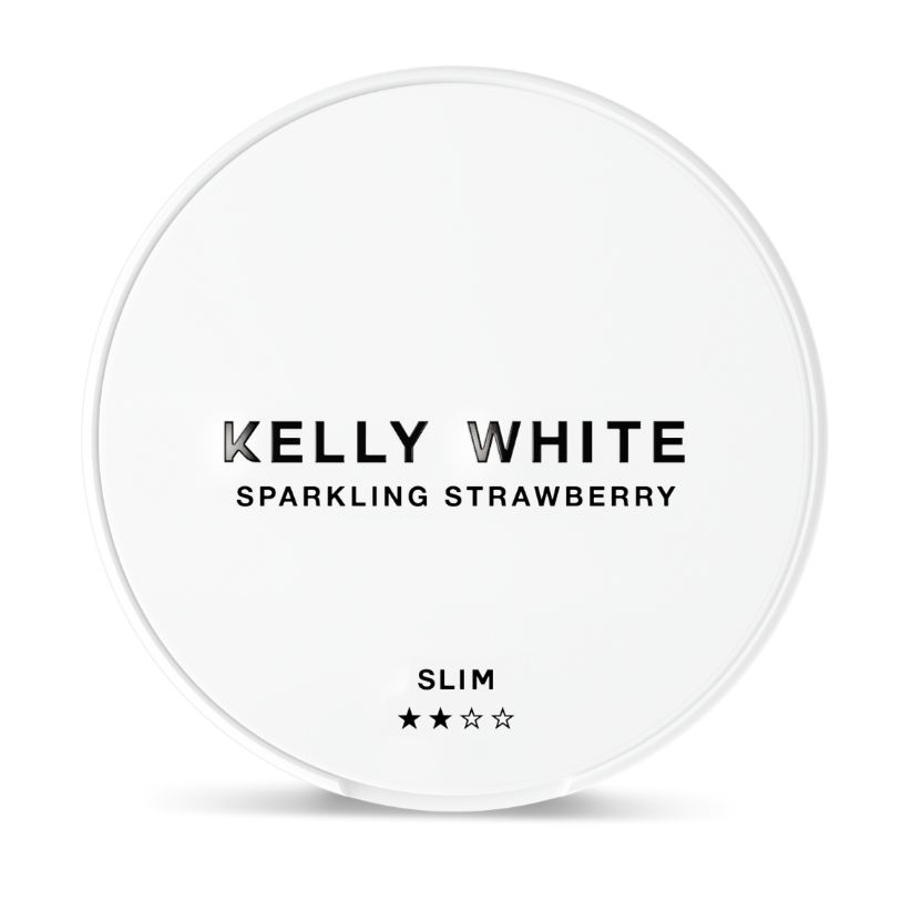 Kelly White Sparkling Strawberry (5 mg/pouch)