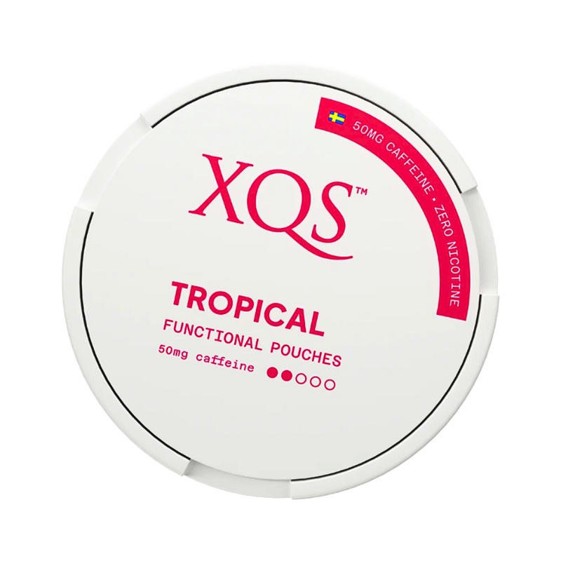 XQS Tropical Functional Pouches 50MG Caffeine - Nicotine and tobacco free