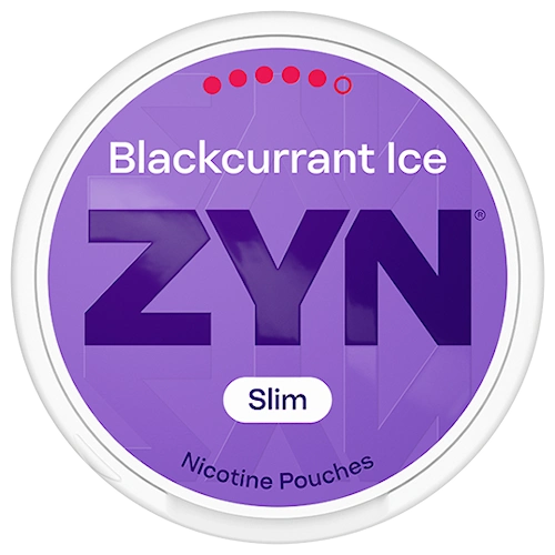 ZYN Blackcurrant Ice Slim Super Strong (13.5 mg/pouch)