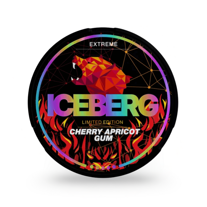 ICEBERG Cherry Apricot Gum (30 mg/pouch)