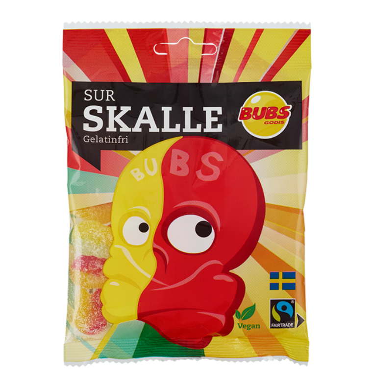 BUBS CANDY Goody Sour skulls
