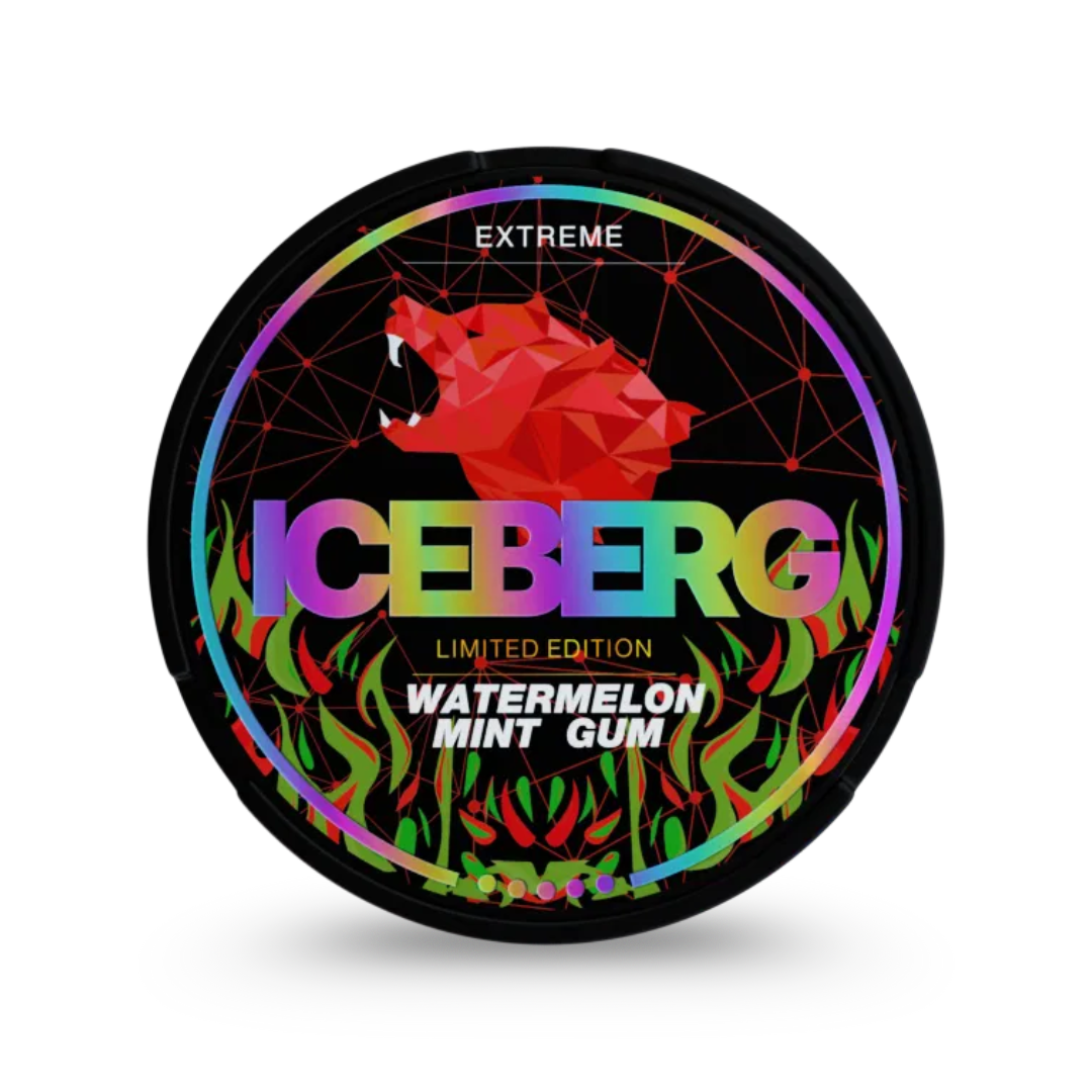 ICEBERG Watermelon Mint Gum extreme (30 mg/pouch)