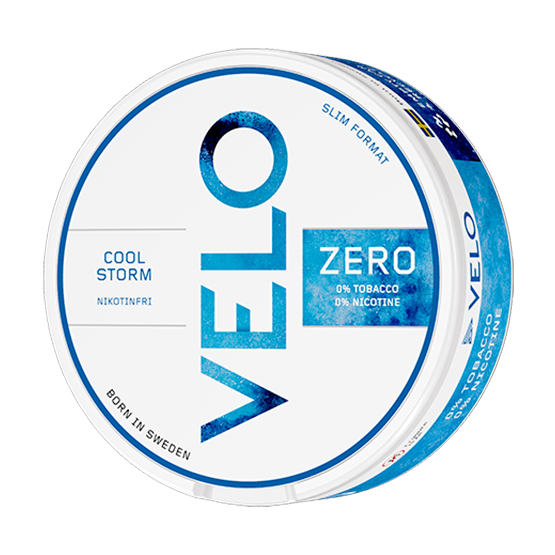 Nordic Fulfillment Default Title Nordic Fulfillment Nicotine Pouches VELO Cool Storm Zero Nicotine-free Snus (0 mg/pouch)