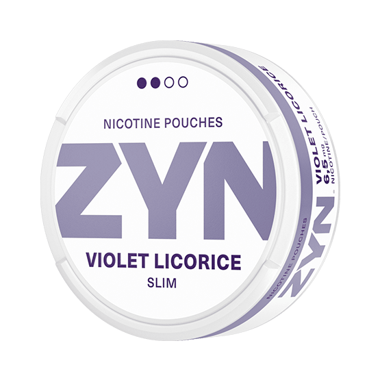 Nordic Fulfillment Default Title Nordic Fulfillment Nicotine Pouches ZYN Violet Licorice Slim (6,5 mg/pouch)