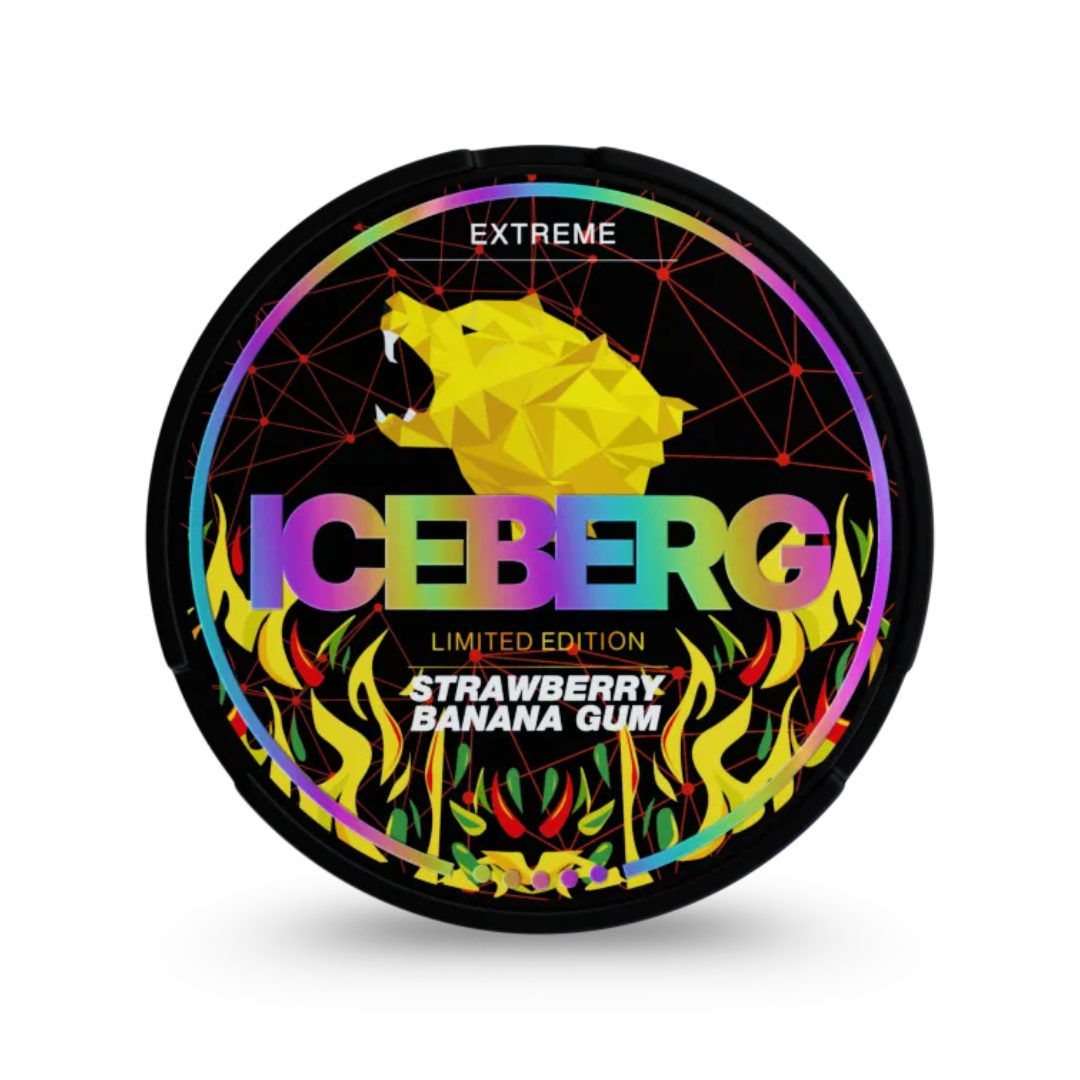 ICEBERG Strawberry Banana Gum Extreme (30 mg/pouch)